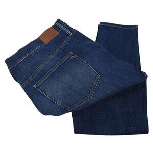 MADEWELL Danny Wash Blue 10" High Rise Skinny Stretch Cotton Blend Jeans 36 NWT